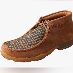 Men's Brown Leather Casual Shoes / Brand new